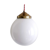 1950s opaline portable lamp