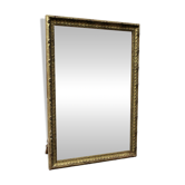 Miroir ancien à cadre doré XIXème, position verticale ou horizontale