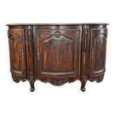 Buffet de style Louis XV en bois sculpté patine usagée volontairement ( omb
