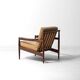 Danish lounge chair in teak and corduroy, 1960s