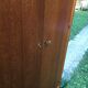 School vintage 1950 in blond oak wardrobe