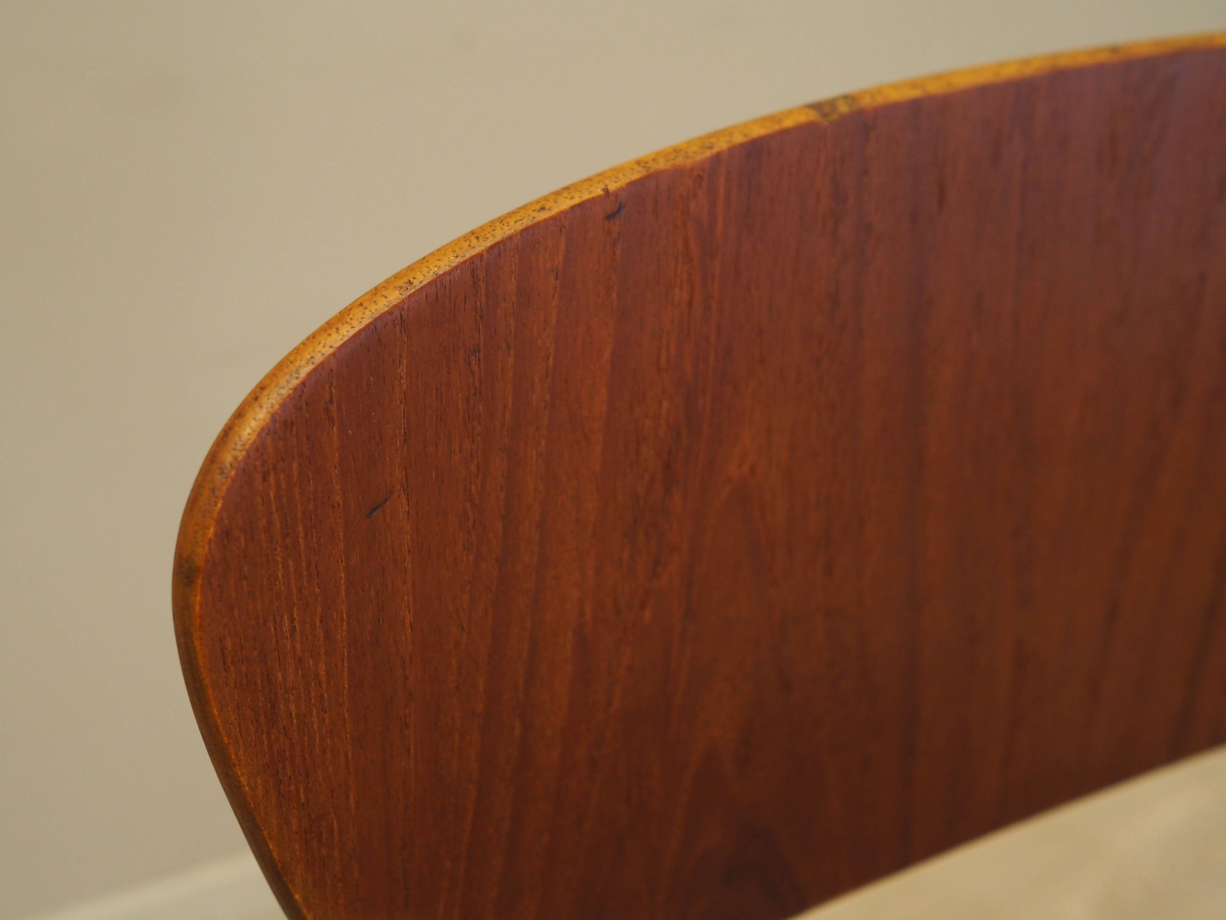 Set of six teak chairs, Danish design, 1970s, production: Denmark