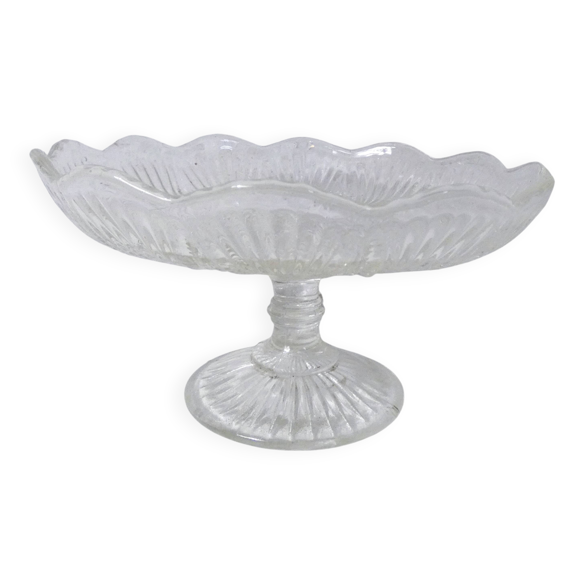 Antique Belle Époque pressed glass bowl