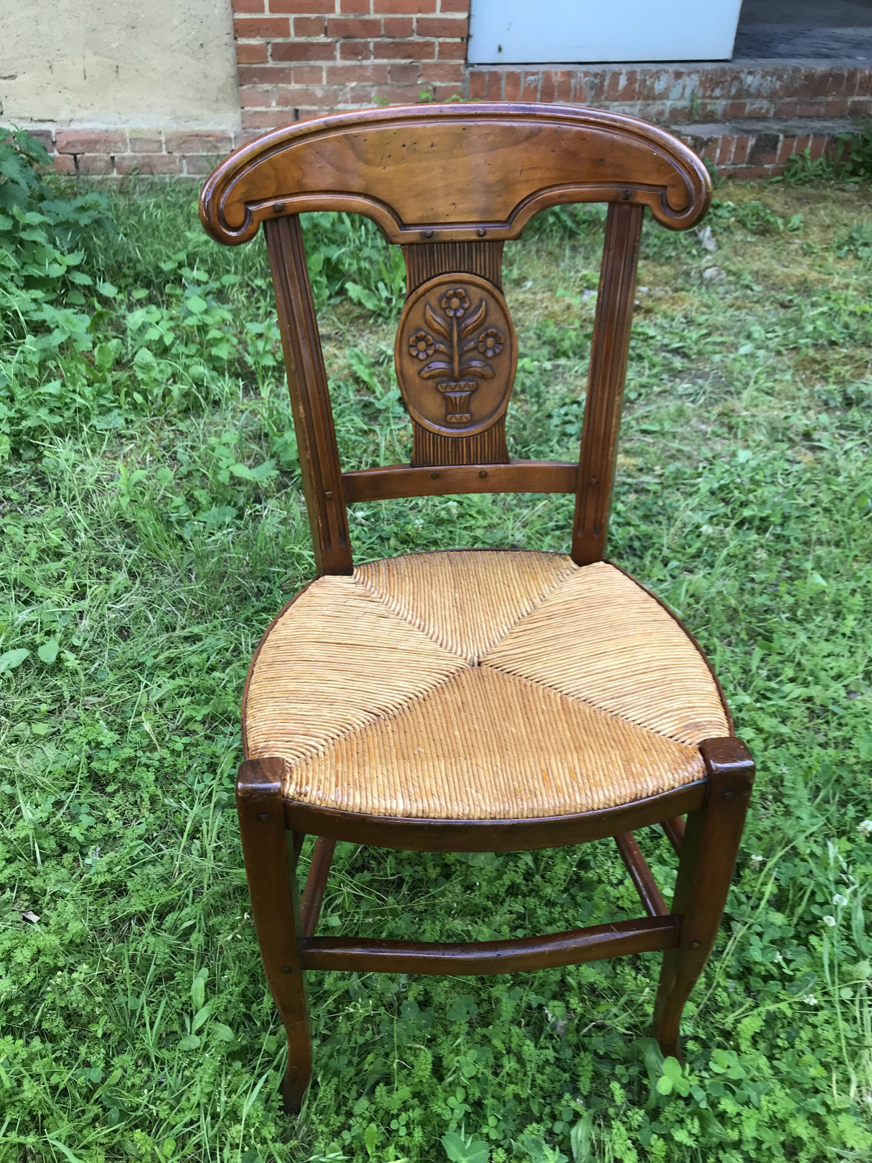 6 chairs mulched Louis Philippe