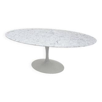 Table Ovale en marbre 198 cm Tulip par Eero Saarinen pour Knoll, 1960