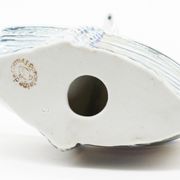 Former salt shaker porcelain boat