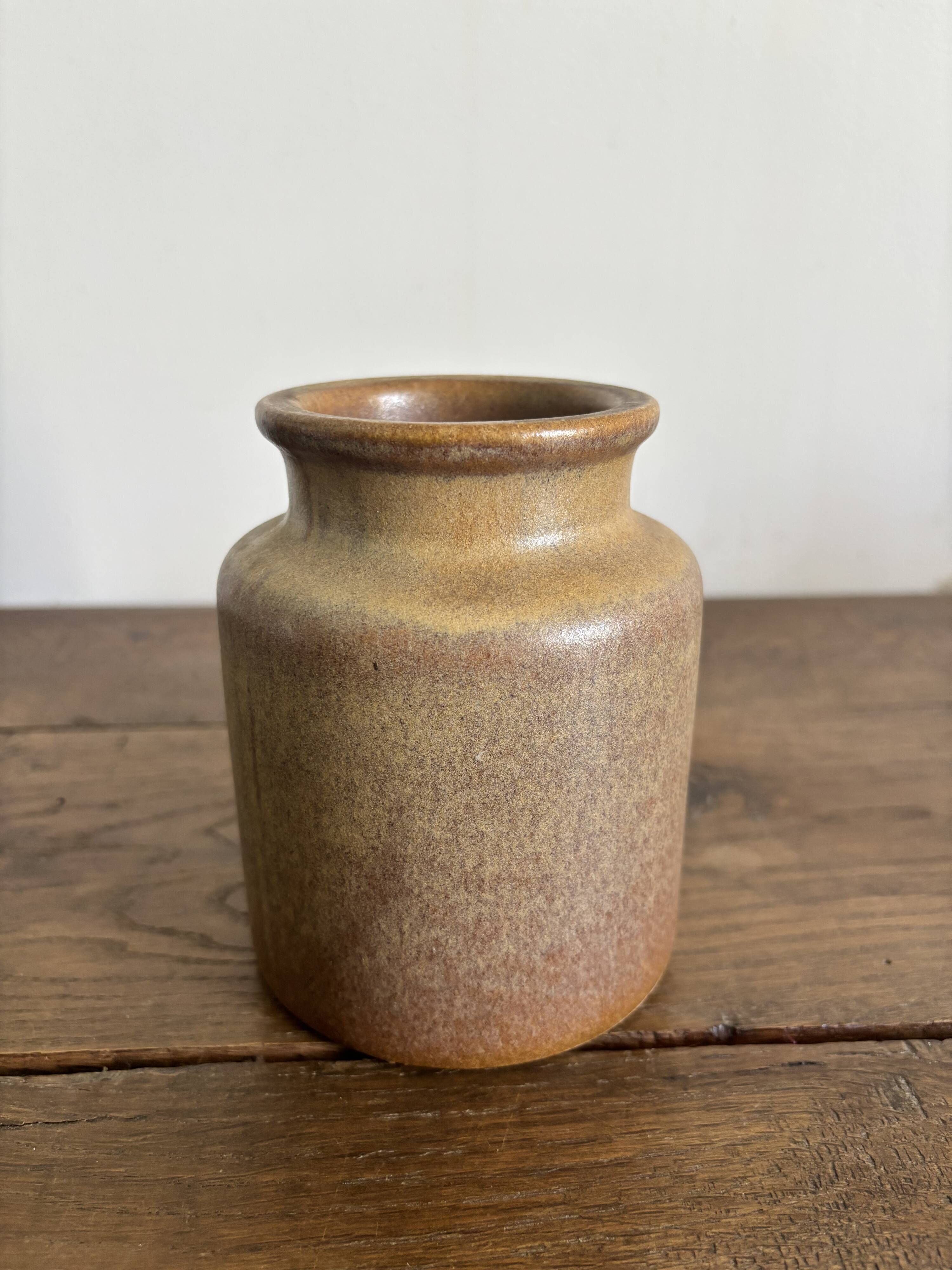 Set of French artisanal stoneware ceramics – 1960s