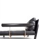 B&B Italia Baisity Leather Chaise Lounge / Daybed by Antonio Citterio, 1980