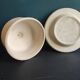French vintage clay terra cotta cheese dish