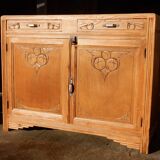 Parisian art deco pine sideboard