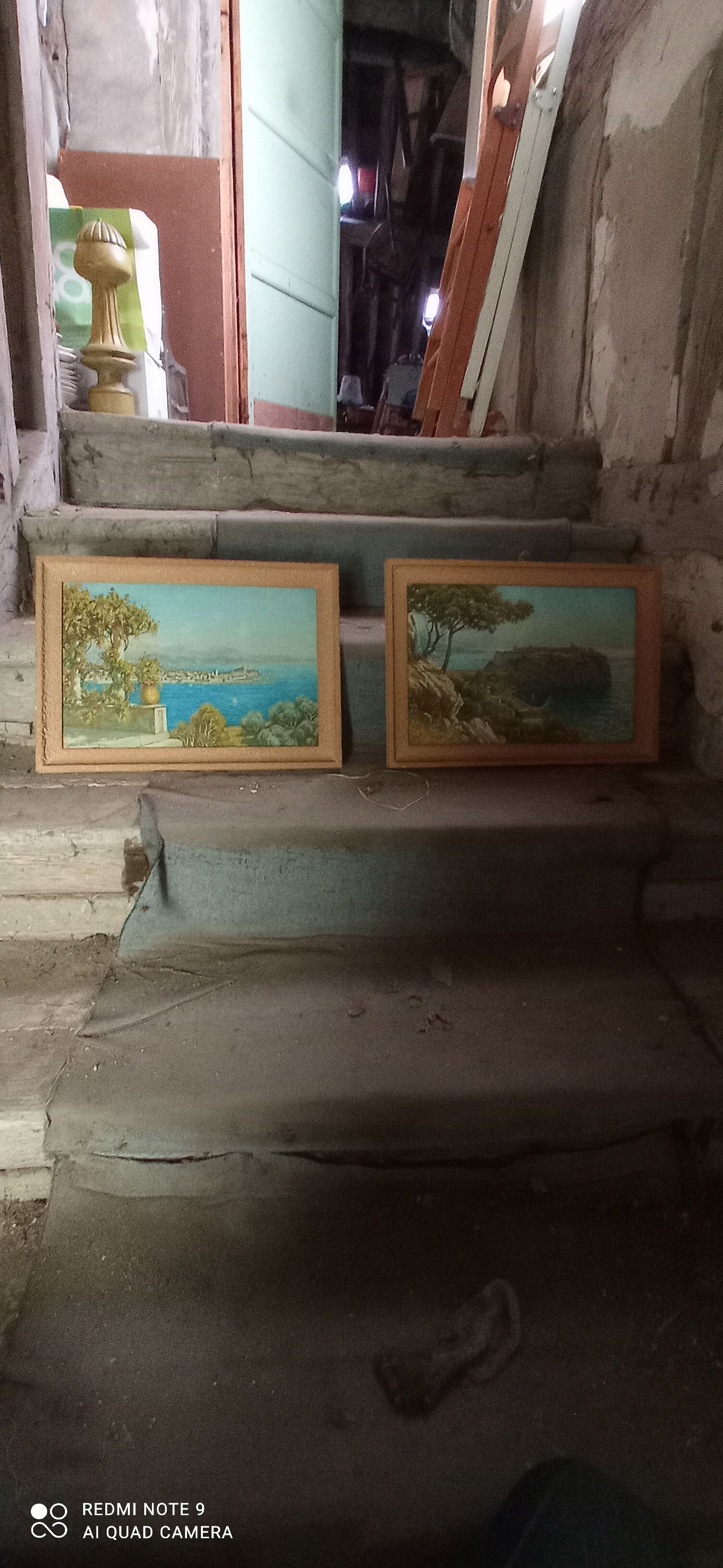Pair of old paintings