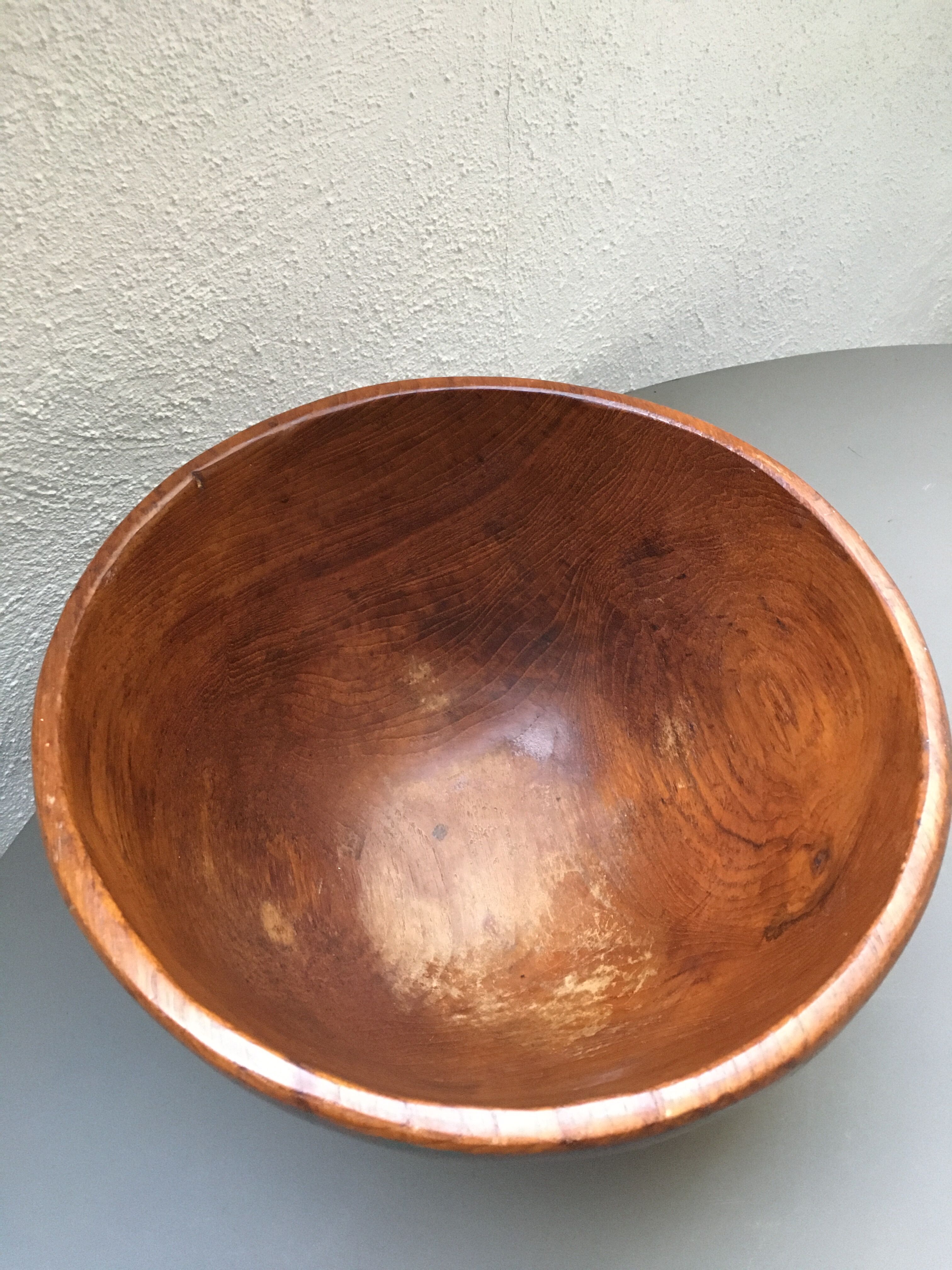 Vintage teak salad bowl