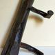 Art-Popular brutalist wall coat holder in solid wood