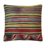 Vintage turkish kilim cushion cover, 40 x 40 cm