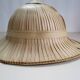 Colonial hat made of rattan and plant fibers - vintage