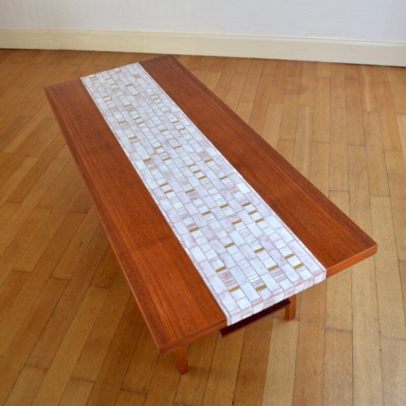 Coffee table double trap 60 vintage