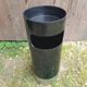 Porte parapluie poubelle kartell 4610-50 design gino colombini noir & inox #a658