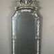 Venetian mirror engraved with floral decoration, 20th century