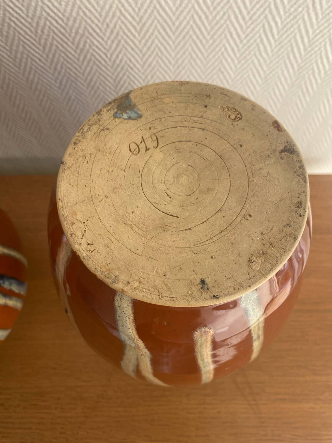 Pair of vases signed Jean Pointu