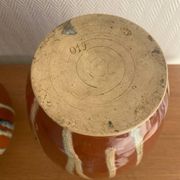 Pair of vases signed Jean Pointu