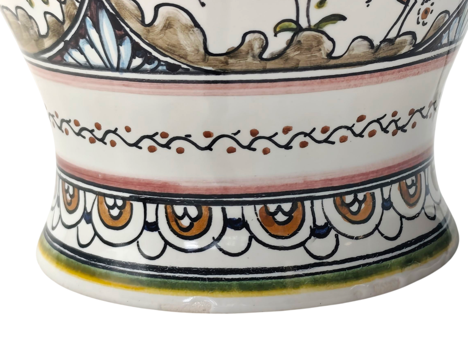 21st Century Filer Portuguese Hand-Painted Vase – Vibrant Folk Art