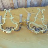 Paire d'Appliques en bronze Style Louis XV