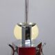 Art Deco chandelier, chrome and champagne glass, Czechoslovakia, 1930s