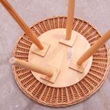 Mid century rattan coffe table by Jan Kalous for ÚLUV, 1960´s, Czechoslovakia