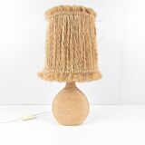 Vintage rope lamp dlg. by Audoux & Minet