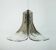 kalmar franken mid century CHANDELIER  ice glass