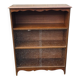 Small antique wooden and glass display cabinet.