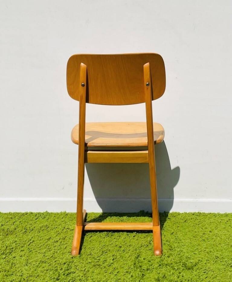 School desk and chair Casala. Vintage 60s