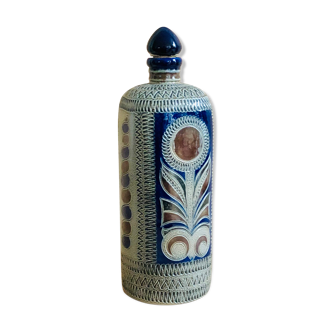Vintage ceramic soliflore bottle Westerwald, Germany