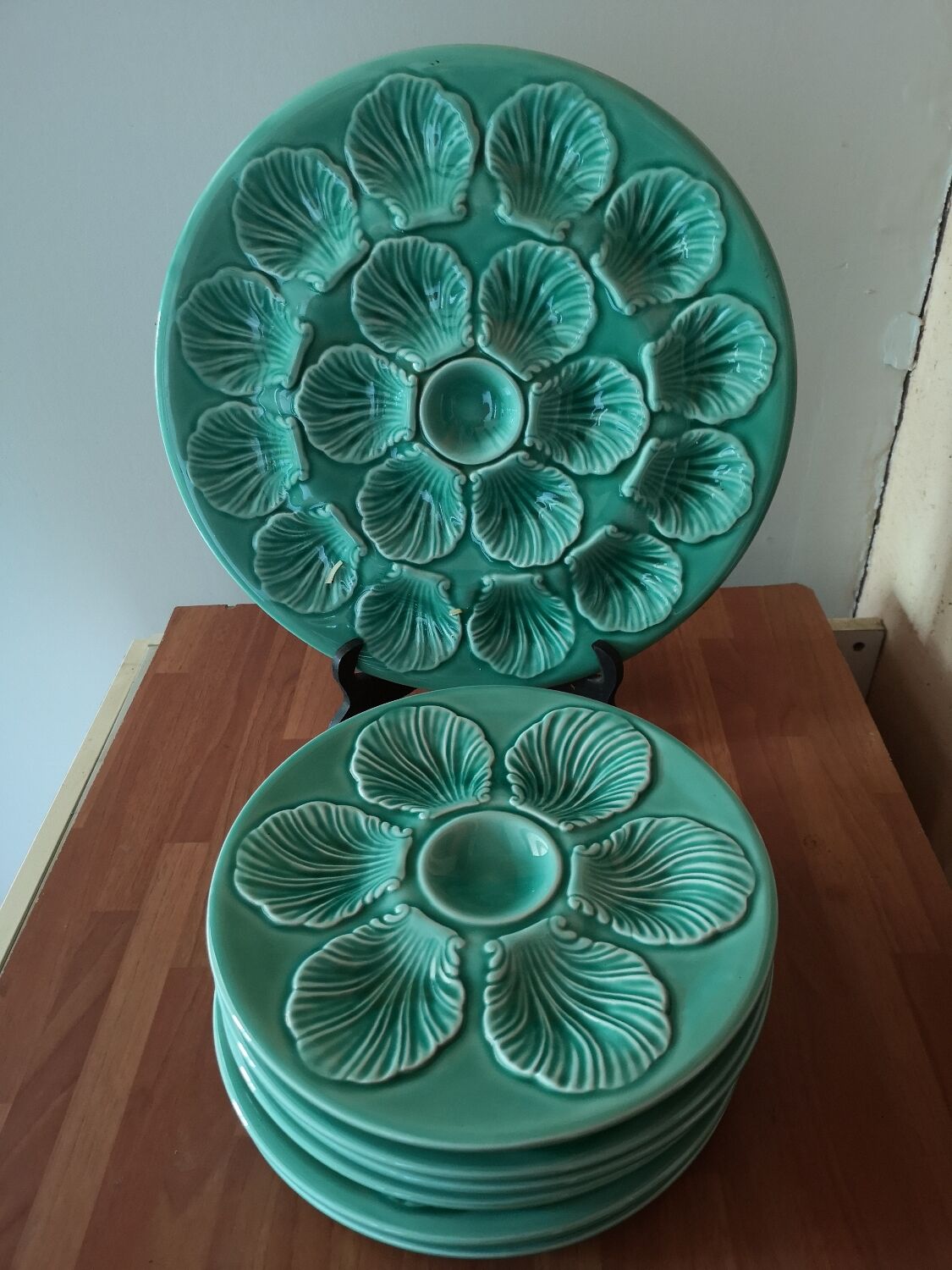 Service à huîtres vintage proceram