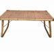 Folding table in bamboo