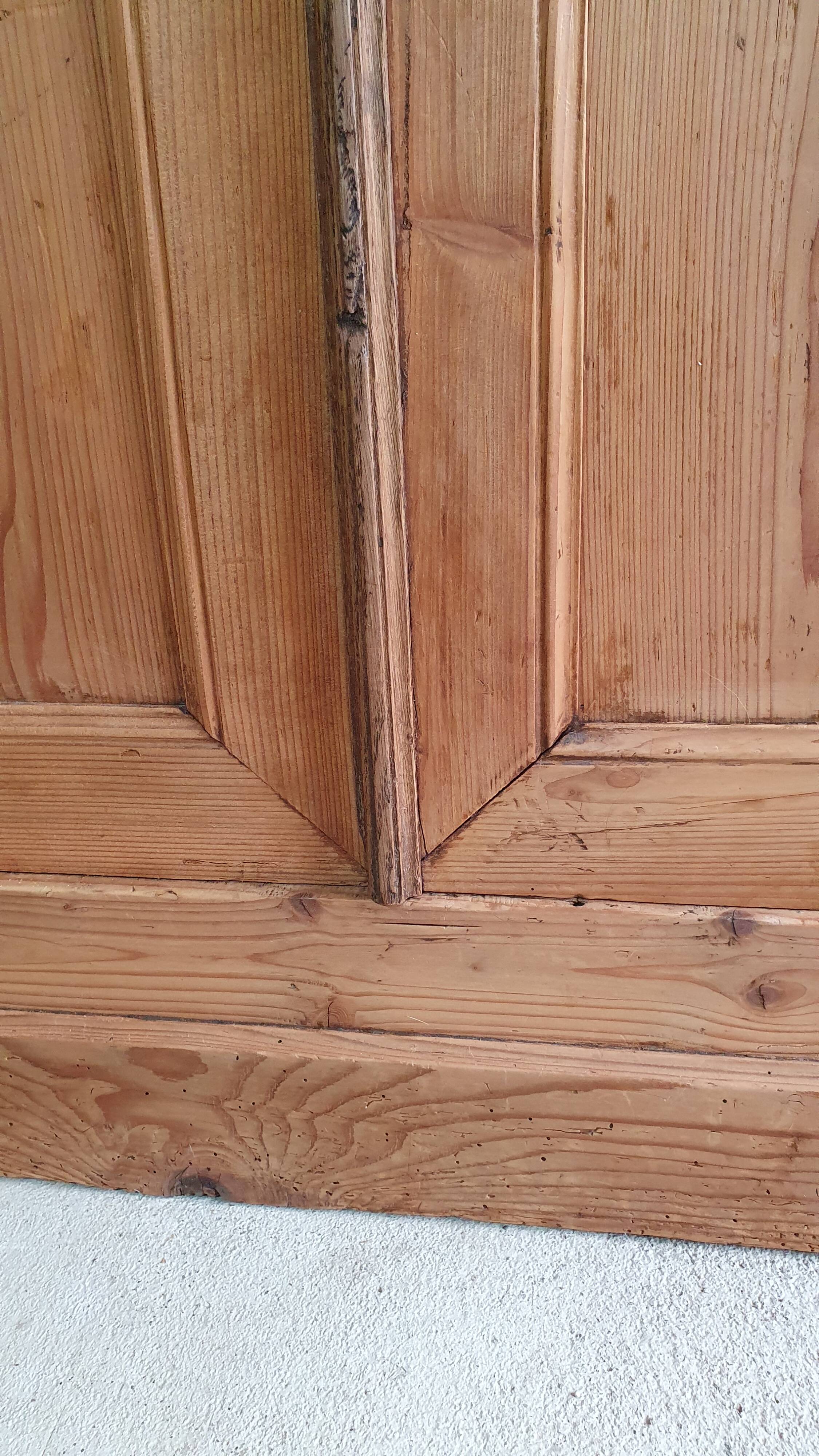 Antique pine sideboard, France