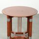 Belle table d'appoint/café ronde de style Art Déco