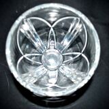 Baccarat vase art déco en cristal taillé fleurs 1933 modèle f3055