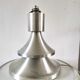 Pied de lampe en aluminium design années 70