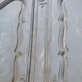 Old cabinet 18th century painted patinated