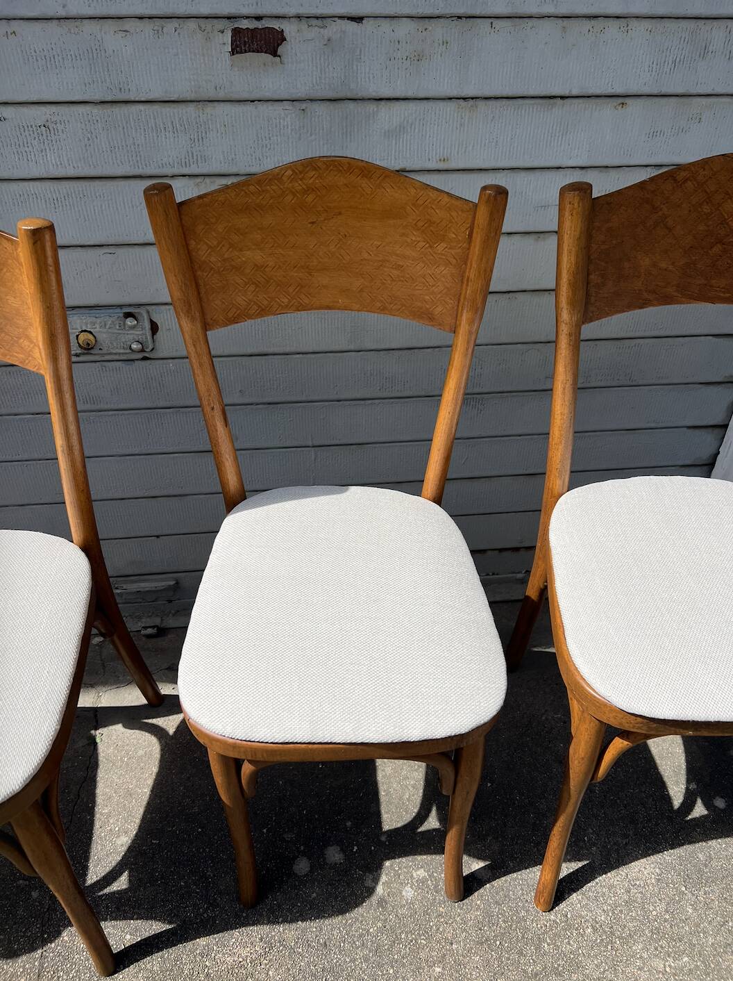 (Lot) 4 Chaises Bistrot Vintage (Restaurées)