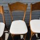 (Lot) 4 Chaises Bistrot Vintage (Restaurées)