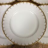 6 flat plates bernardaud limoges model neuilly