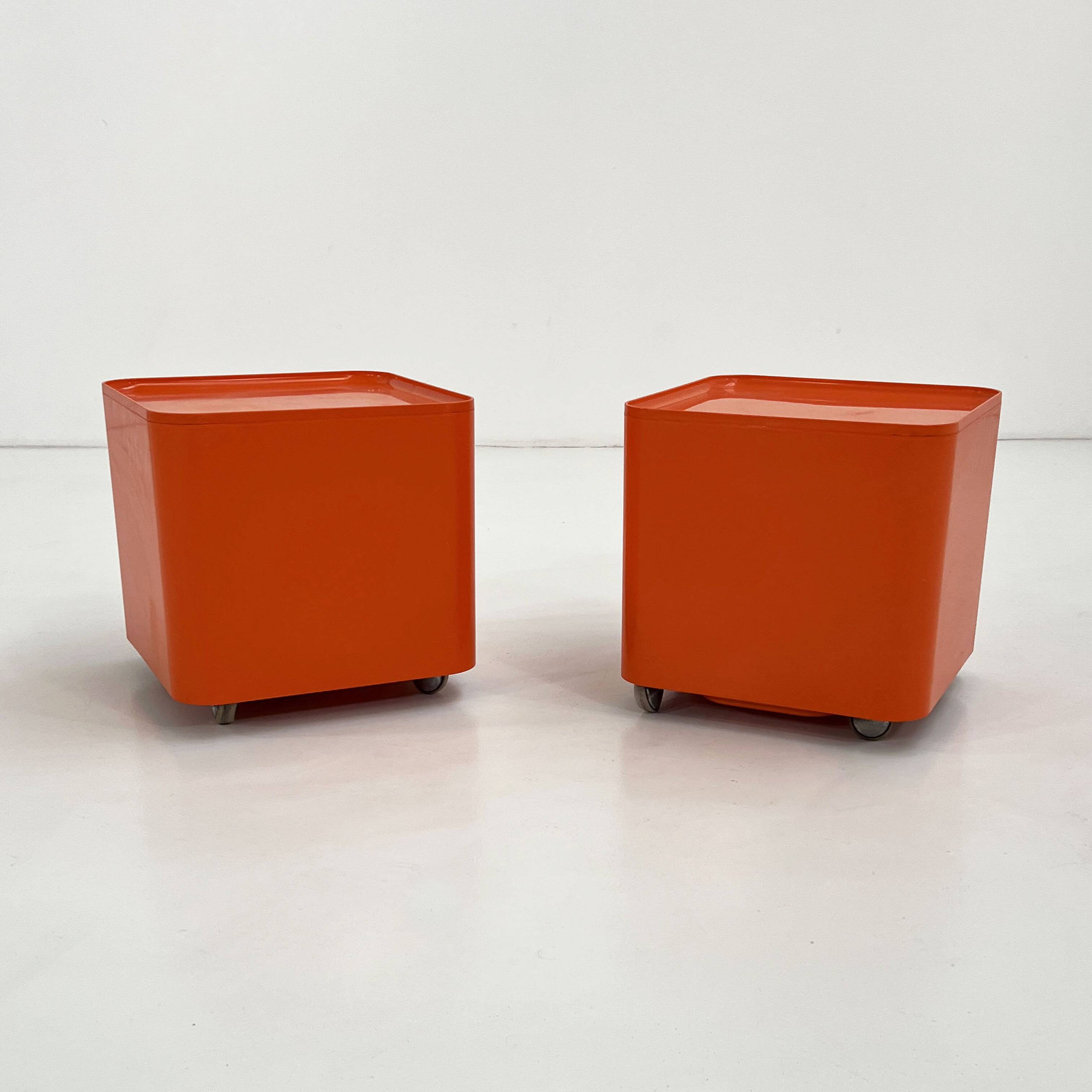 Rolling cabinet model "Dime" by Marcello Siard for Longato, 1970