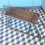 Ancient iron and wood sledge