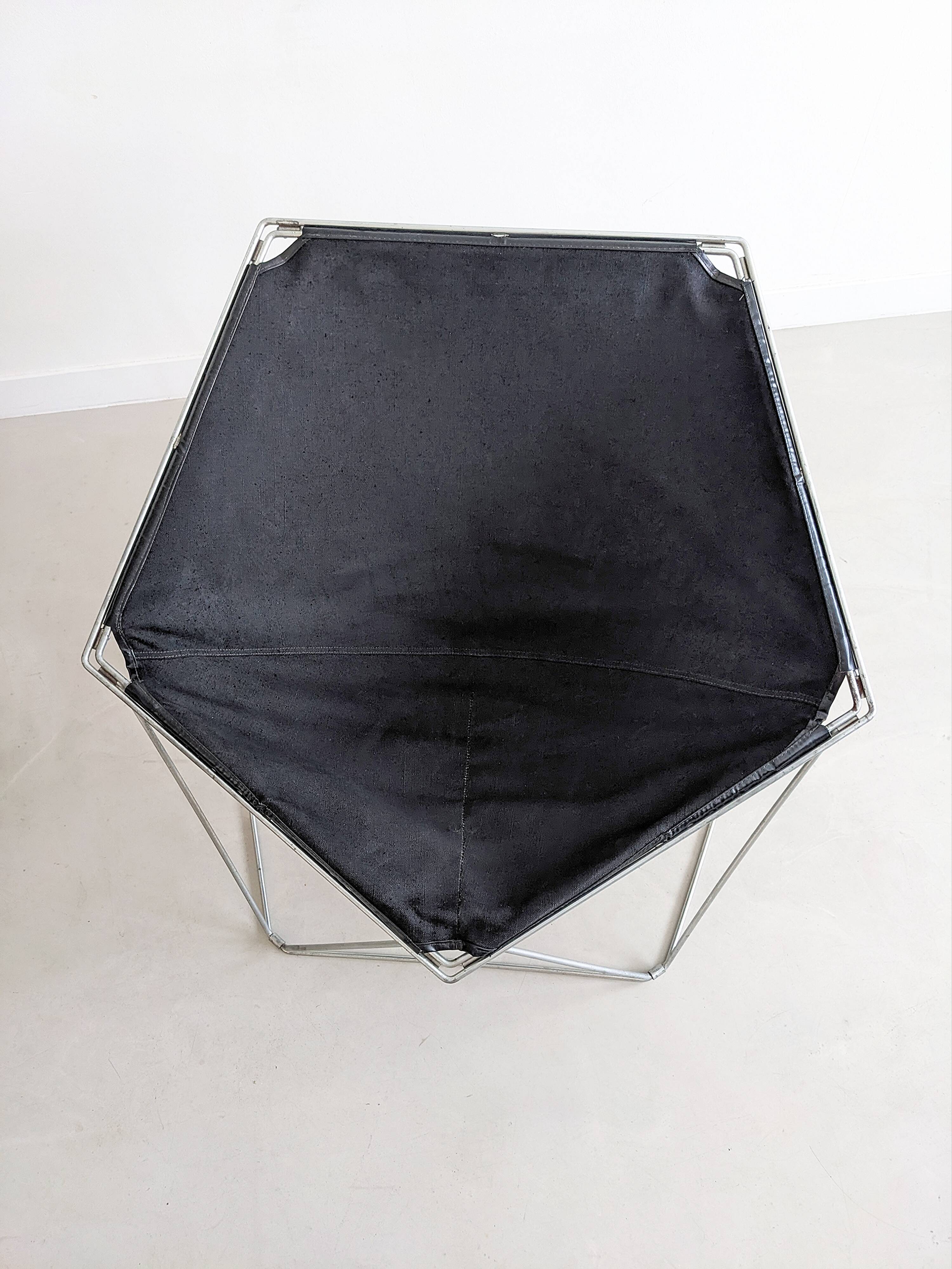 Set of 2 'Penta' Chairs by Jean-Paul Barry & Kim Moltzer for Bofinger 1960's