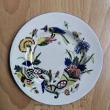 Soap holder / dish in enameled ceramic - gien - vintage 1876