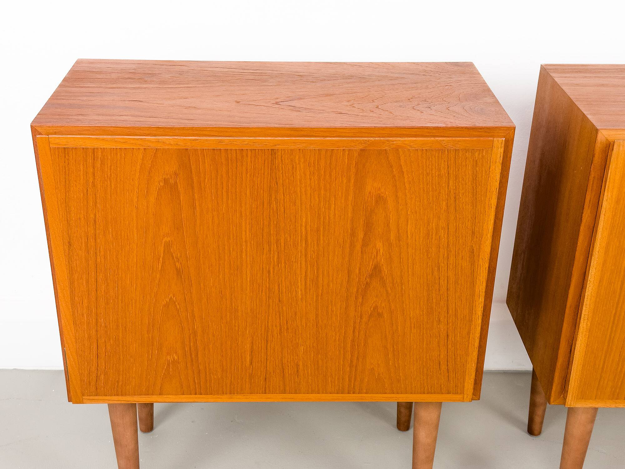 Set of 2 Danish Teak Nightstands from Omann Jun, 1960s
