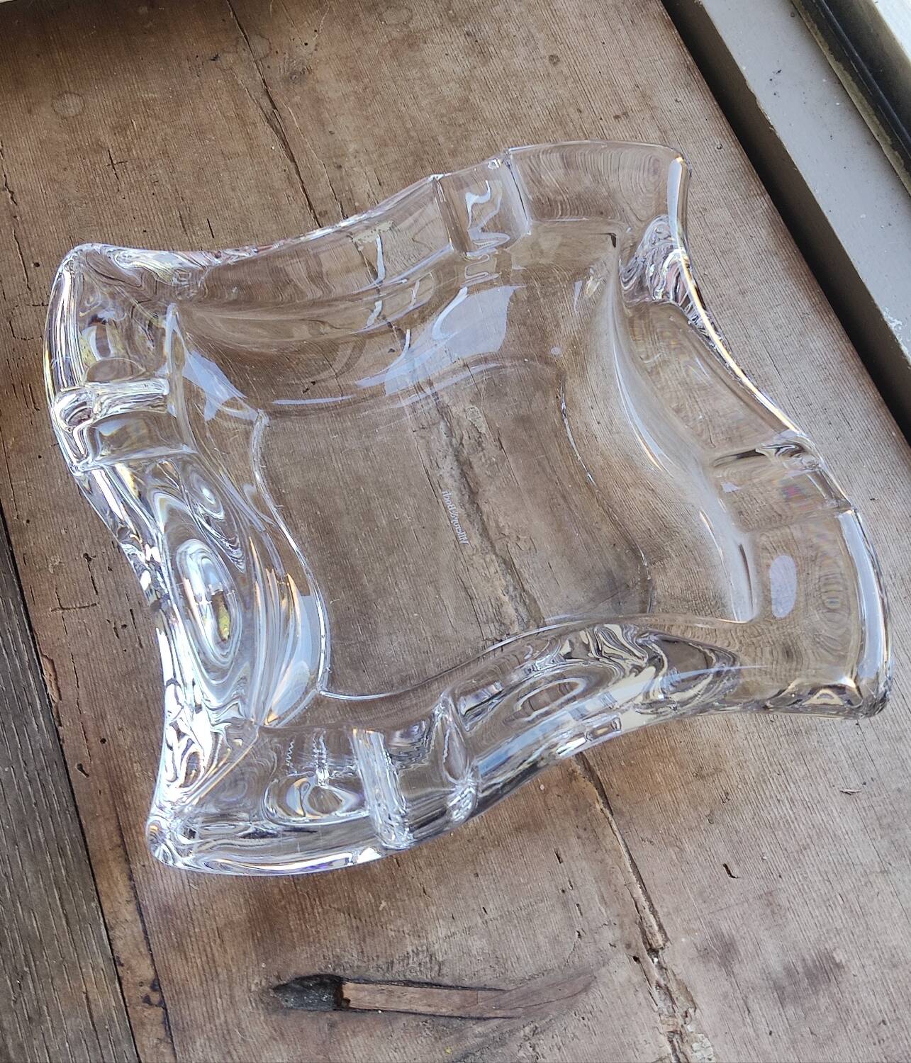 Villeroy & Boch crystal ashtray