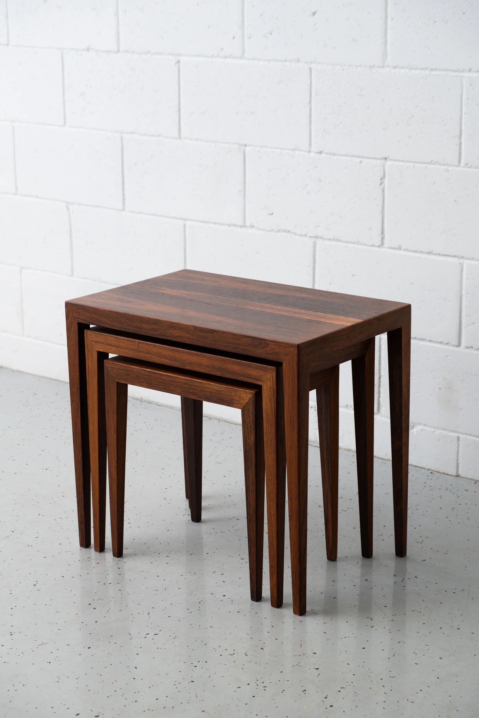 Severin Hansen rosewood nesting tables